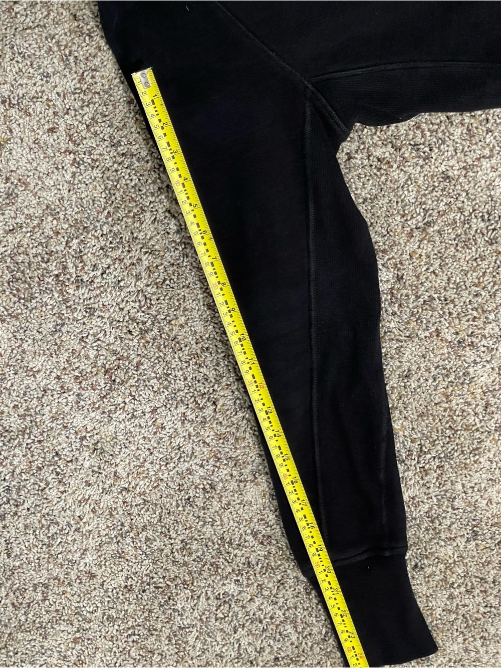 lululemon athletica Scuba Hoodie. Black Full-Zip Hooded Jacket VGUC size 8/M - Picture 4 of 6